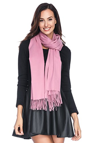 Pashmina Shawl Wraps Scarves Evening Dresses Wedding Bridesmaid for Women - color: Rubber