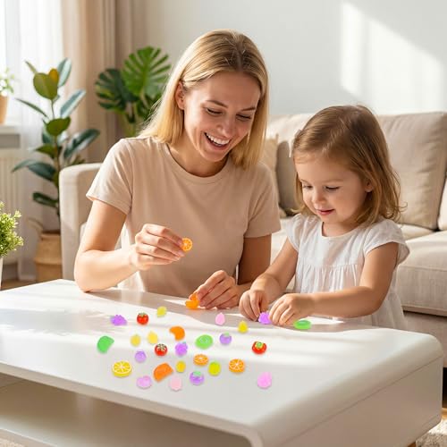 70 PCS Luminous Mini Resin Turtles, Glow in the Dark Tiny Figures, Resin Animals Variety Pack for Classroom, Fairy Garden, Aquarium Decor, Dollhouse & DIY Craft Decor
