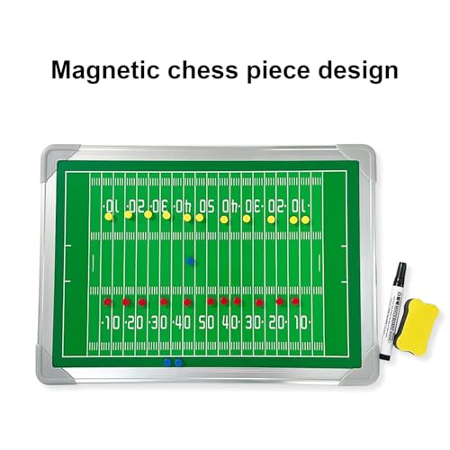 Magnetic Rugby Coaching Board, Rugby Clipboard for Coaches with Marker Pens, Magnets, Storage Bag, Eraser, for Training