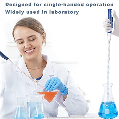ONiLAB Pipette Pumps,Scientific Pipette Pump 2ml, Blue, for Disposable Plastic and Glass Pipettes… | Lightweight Design, Smooth Volume Adjustment, Plastic And Glass Pipette Compatibility, Controlled Liquid Dispensing - style: 2ml