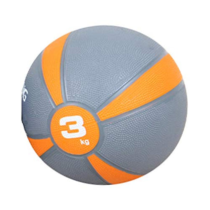 Medicine Balls Rubber Medicine Ball, Aerobic Core Training Elastic Fitness Ball, 1KG/2KG/3KG/4KG/5KG/6KG/7KG/8KG/9KG/10KG (Size : 3kg/6.6lbs) - size: 3kg/6.6lbs