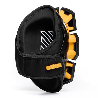 ToughBuilt - GelFit Stabilizer Knee Pads, Heavy-Duty Gel Cushioning with Ergonomic Support, Durable Hard Shell, and Stable Non-Slip Design for Construction & Flooring (TBL-KP-G205-R) - size: GelFit Stabilizer