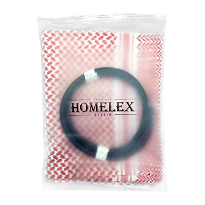 HOMELEX Keffiyeh Arab Head Scarf for Men Sheikh Muslim Turban Saudi Dubai Headwear - color: Red-q