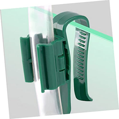 WOONEKY 4Pcs Plastic Fixing Clamps for Aquarium Hose Easy Installation Fish Tank Clips to Secure Water Tubes for Fish Tank Maintenance and Water Changes