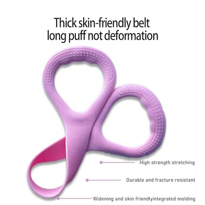 Figure 8 Fitness Resistance Bands, Elastic Bands with Handles for Working Out,Arm|Back|Shoulder Training Elastic Ropes,Exercise Equipment for Physical Therapy Stretching Yoga Pilates - color: Pink