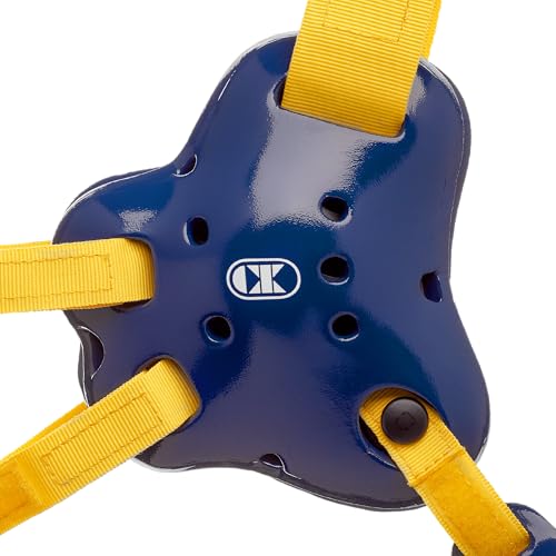 Cliff Keen Fusion Wrestling Headgear - color: Navy Blue / Light Gold