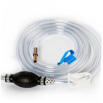 FOMIYES Manual Suction Hose Set for Car and Aquarium, Siphon Pump Tube with Oil Guide, Water and Fuel Transfer Hose for Automotive and Fish Tank Use
