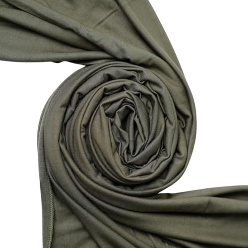 Signature Jersey Hijab - color: Military Green