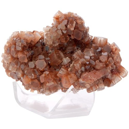 Plymor Clear Acrylic Display Stand Holder for Geode, Mineral or Crystal Cluster, 1" H x 2" W x 2.375" D - size: 1" x 2" x 2.375"