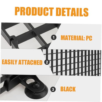 TOYANDONA 1set Aquarium Divider Panel for Fish Tank Isolation Smooth Edge Design Easy Installation Multi-Purpose Use for Breeding Freshwater and Fish Separator