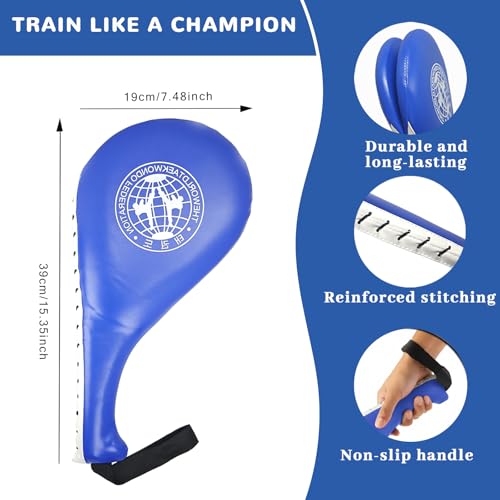 Taekwondo Training Set: Rebreakable Breaking Board & Kick Target Pad, Taekwondo Breaking Boards for Kids& Adults, Martial Arts Karate Boxing Sparring Gear - size: 4 Pack
