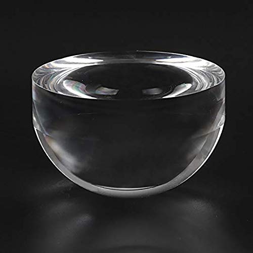 4 Inch Acrylic Paperweight Reading Magnifying Glass/Dome Magnifier/Paperweight Optical Half Ball Lens (95mm) - color: 95mm Acrylic