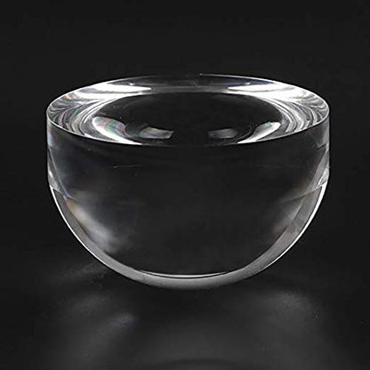 4 Inch Acrylic Paperweight Reading Magnifying Glass/Dome Magnifier/Paperweight Optical Half Ball Lens (95mm) - color: 95mm Acrylic