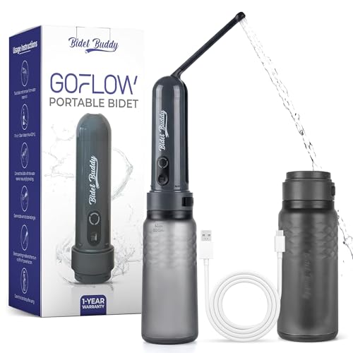 BIDET BUDDY® GoFlow Portable Bidet for Travel - 320mL Bottle Obsidian Drift - style: 320ML