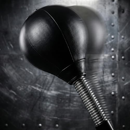 Boxing Bar Punching Bag, Spinning Reflex Bar Adjustable Height 48 to 78 Inches, Suitable for Boxing, MMA, Muay Thai