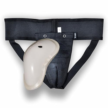 Groin Protector - Protective Cup and Groin Guard for Boxing, Muay Thai, Kickboxing, MMA Training, Karate, Taekwondo, Grappling - size: Large