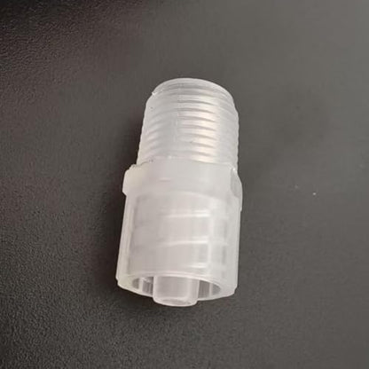 Threaded to Male Luer Fitting Luer Lock 1/8G Male Thread Adapter Connector Pipe Fittings for Fuel Gas Liquid PP Polypropylene Air 25 Pack