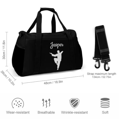 Custom Name Taekwondo Karate Duffle Bag,Personalized Martial Arts Gear Bag for kids Boy Girls,Water-Resistant Sparring Equipment Black - color: Taekwondo Karate-13