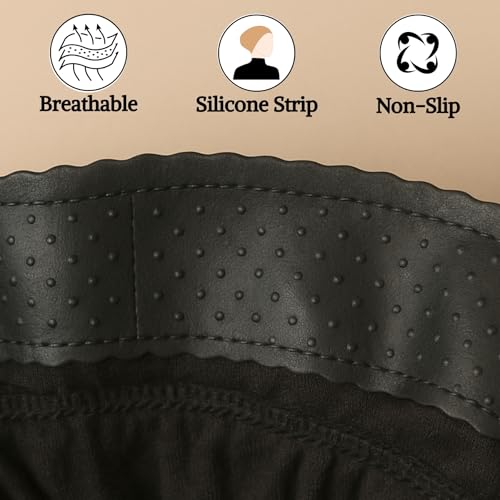 The Grip Cap Non-Slip Hijab Undercap for Women – Breathable Under Hijab Cap – Athletic & Daily Wear–Black & Lilac - color: Black