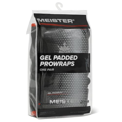Meister Gel-Padded ProWrap Inner Hand Wrap Gloves (Pair) | Premium hand, knuckle and wrist protection for boxing, MMA and combat sports, easy slip-on design featuring ELITE wraps - size: Small-Medium