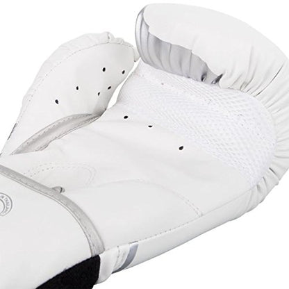 Venum Challenger Boxing Gloves - color: White/Silver, size: 16-Ounce, style: Challenger 2.0