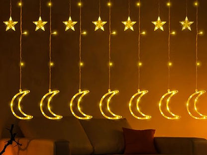 OLEEK Ramadan String Lights - Ramadan Decorations for Home 2026 - Ramadan Decoration Lights - Ramadan Gifts for Kids - Ramadan Decor - Ramadan Lights Decorations - Ramadan led Lights - Ramadan Moon - style: Moons