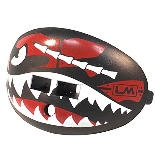 Loudmouth Football Mouth Guard | Military Flying Tiger Adult and Youth Mouth Guard | High Impact Mouth Piece for Sports | Dual Action Air Flow Mouth Guards | Pacifier Lip and Teeth Protector