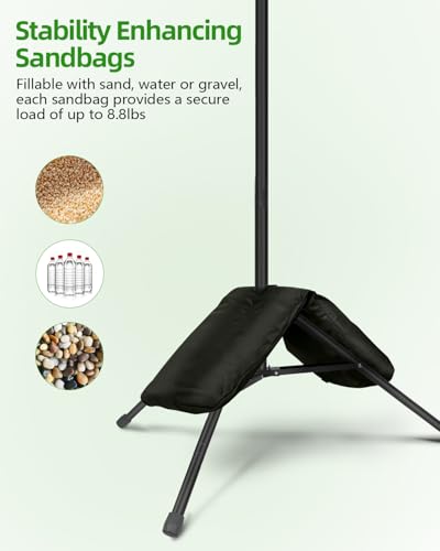 Hemmotop Photo Backdrop Stand 11x10ft, Heavy Duty Background Frame Kit - size: 11x10ft