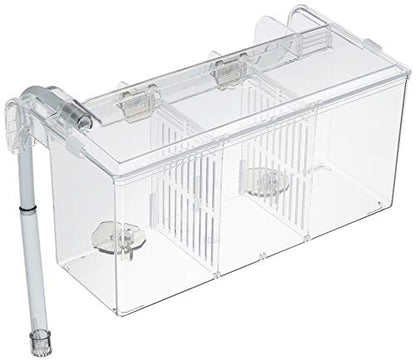 External / Hang On Plastic Aquarium Fish Breeding Box Satellite L (new)