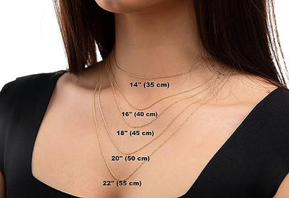 TinyName Custom Name Necklace Personalized 18K Gold Plated Nameplate Customized Jewelry Gift for Women - color: Necklace with Heart Symbols