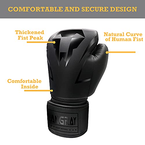 Boxing Gloves for Adults Men Women, Punch Bag Training Gloves for MMA Sparring Kickboxing Muay Thai Fight Heavy Bag Fitness