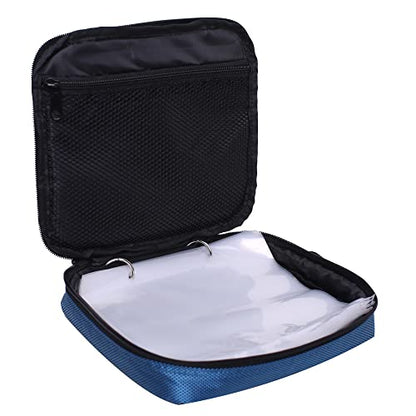 Raprance Fishing Lure Bag Baits Tackle Binder Organizer Storage Plastic Bag - color: Blue