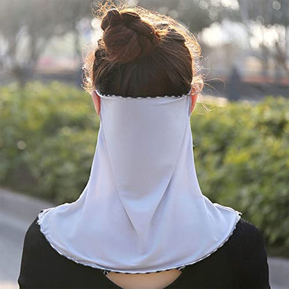 Mountaineering Ice Silk Scarf Headband Hiking Cycling for Sun for Protection Neckerchief Cover Breathable S Men Ice Silk