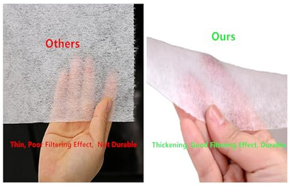 12Pcs Disposable Kitchen Range Hood Oil Absorbing Paper Range Hood Oil Resistant Sticker High Temperature Filter Membrane Universal Film Mesh Cover (43 * 45CM)