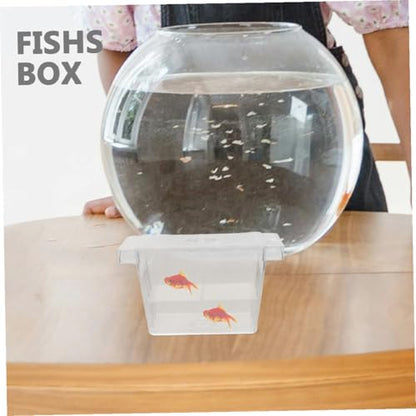 DOITOOL 4pcs Fish Fry Breeding Box Double-Layer Self-Floating Plastic Incubator Aquarium Separator for Betta and Fry Nursery Tank Habitat