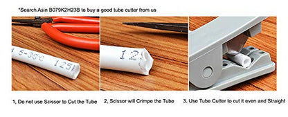 Black 1/4" OD RO Tubing at 70°F-120PSI to 150°F-60PSI 1/4" Flexible water pipes NSF Certified CCK 1/4-inch Plastic Tubing(60 Feet) - color: Black 1/4" 60FT (20M)