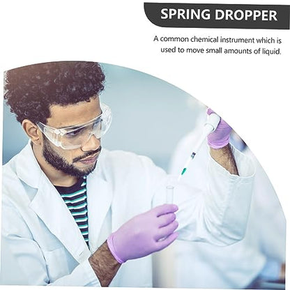 30pcs Liquid Pipettes Spring Droppers for Essential Oils Laboratory Transfer Tools Material for Liquid Measurement for Experiments and Projects