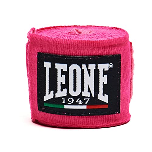 LEONE 1947, Hand Wraps Black - color: pink, size: 3,5 m