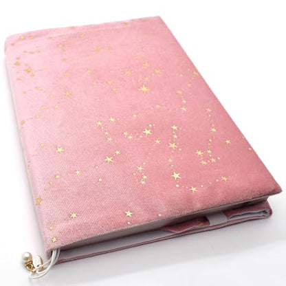 BLBMH 10x7 Fabric Book Covers for Hardcover Paperbacks Bible - Velvet Pink - color: Velvet Pink