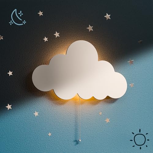 Cloud Light - Floating Cloud Wall Lamp | Baby Nursery Cloud Night Light - color: Cloud