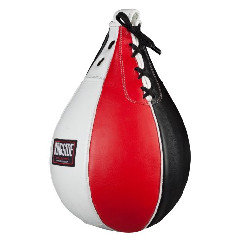 Ringside Boxing Speed Bag – Durable Leather Construction with Reinforced Triple-Stitched Seams and Heavy-Duty Attachment Loop,for Speed and Reflex Training - size: Large