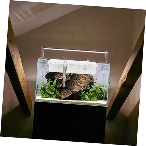Aquarium Tool Holder -Mounted Organizer for Fish Tank Cleaning Accessories Storage for Scissors Tweezers and Tongs Design