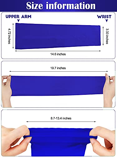 Bememo 9 Pairs UV Protection Sleeves Cooling Sleeves Long Arm Covers Arm Sleeves for Men and Women - color: Classic Colors