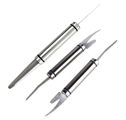 3 PCS Multifunctional Shrimp Peeler, 5 In 1 Multifunctional Shrimp Line Fish Maw Knife,Shrimp Deveiner Tool Shrimp Cleaner