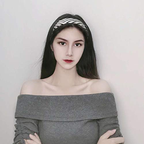 FONYVE Silk Feeling Scarf Medium Square Satin Head Scarf for Women 27.5 × 27.5 inches - color: 07 Stripe Beige