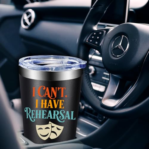 Fufandi Broadway Musical Gifts, Theater Gifts - World Theatre Day, Birthday, Chistmas Gift for Theater Lovers Actors Music Teacher - Tumbler Cup 20oz - color: Broadway Black