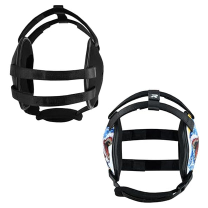 ROAR-INT Kid's Ear Guard BJJ Grappling Head Guard Adjustable Wrestling Headgear for Boys and Girls Earguard MMA Jiu Jitsu (Shark/Black (2Pcs)) - color: Shark/Black (2pcs)