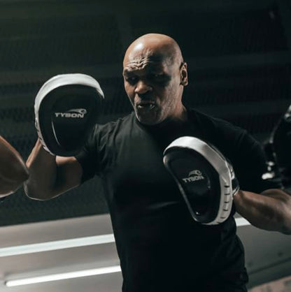 Tyson Pro Boxing Focus Mitts - Premium Leather Punching Mitts