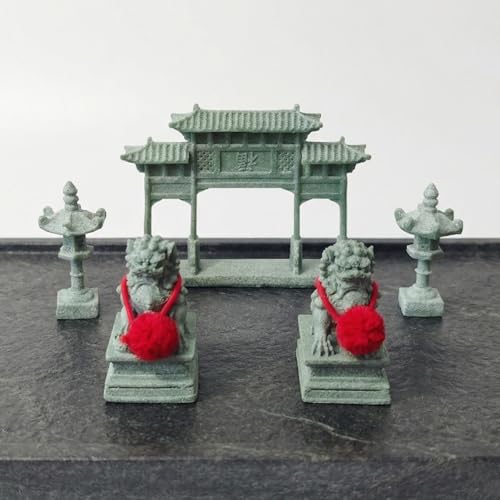 5pcs mini Oriental Chinese Decor Environmentally Friendly Natural Stone Non-Toxic and Harmless for Zen Garden Accessories，Fish Tank，Bonsai Accessories，Aquarium Ornament