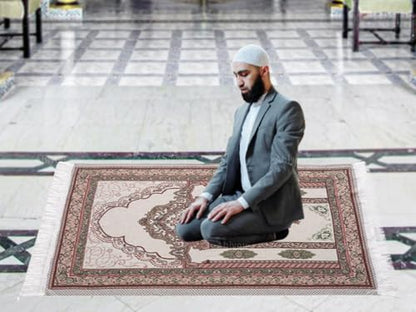 Prayer Mat, Prayer Mat Islamic, Muslim Prayer Rug, Prayer Mat Islam, with Elegant Design Bags, for Ramadan Islamic Muslim Prayer, Great Gift for Family, Lover and Friends